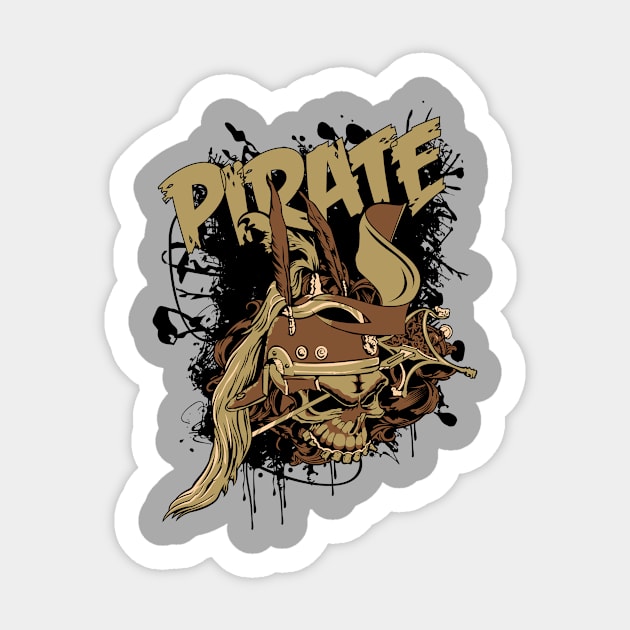 PIRATE KING V Sticker by khairulsyafiq